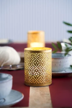 Kerzenhalter>DUNI Kerzenhalter Bliss 100 x Ø 80 mm Gold