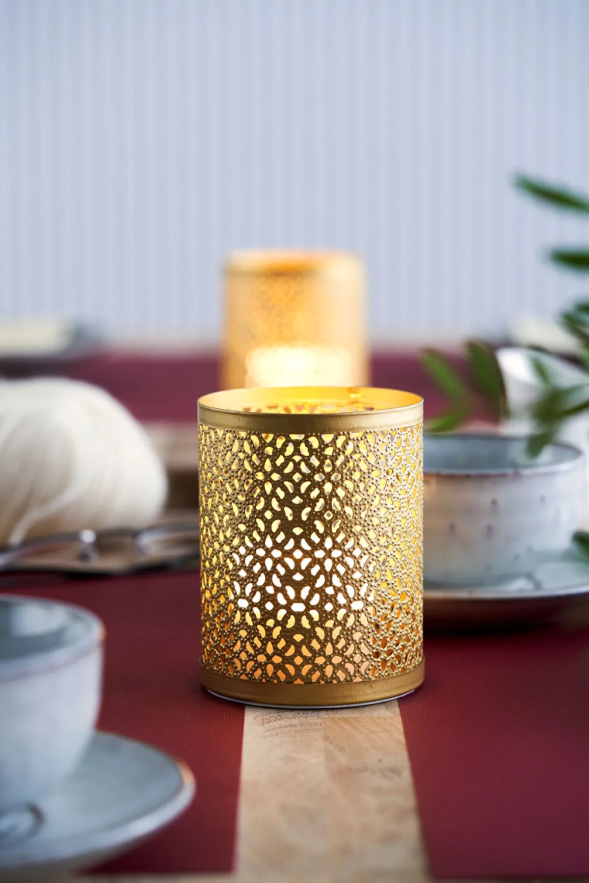 Kerzenhalter>DUNI Kerzenhalter Bliss 100 x Ø 80 mm Gold