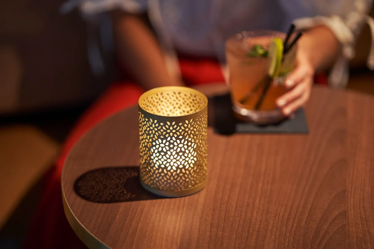 Kerzenhalter>DUNI Kerzenhalter Bliss 100 x Ø 80 mm Gold