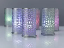 Kerzenhalter>DUNI Kerzenhalter Bliss 140 x Ø 75 mm Silber