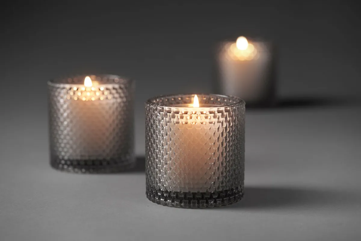 Kerzenhalter>DUNI Kerzenhalter Calm 80 x Ø 80 mm Dusk