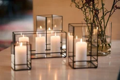 Kerzenhalter>DUNI Kerzenhalter Capella 35 x 12 x 17 cm Schwarz