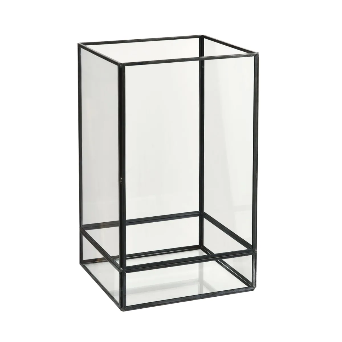 Kerzenhalter>DUNI Kerzenhalter Capella 15 x 15 x 25 cm Schwarz