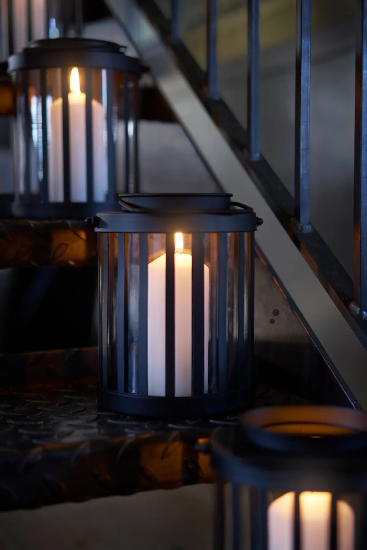 Kerzenhalter>DUNI Kerzenhalter Fyr Ø 16,5cm x 20,3cm Schwarz