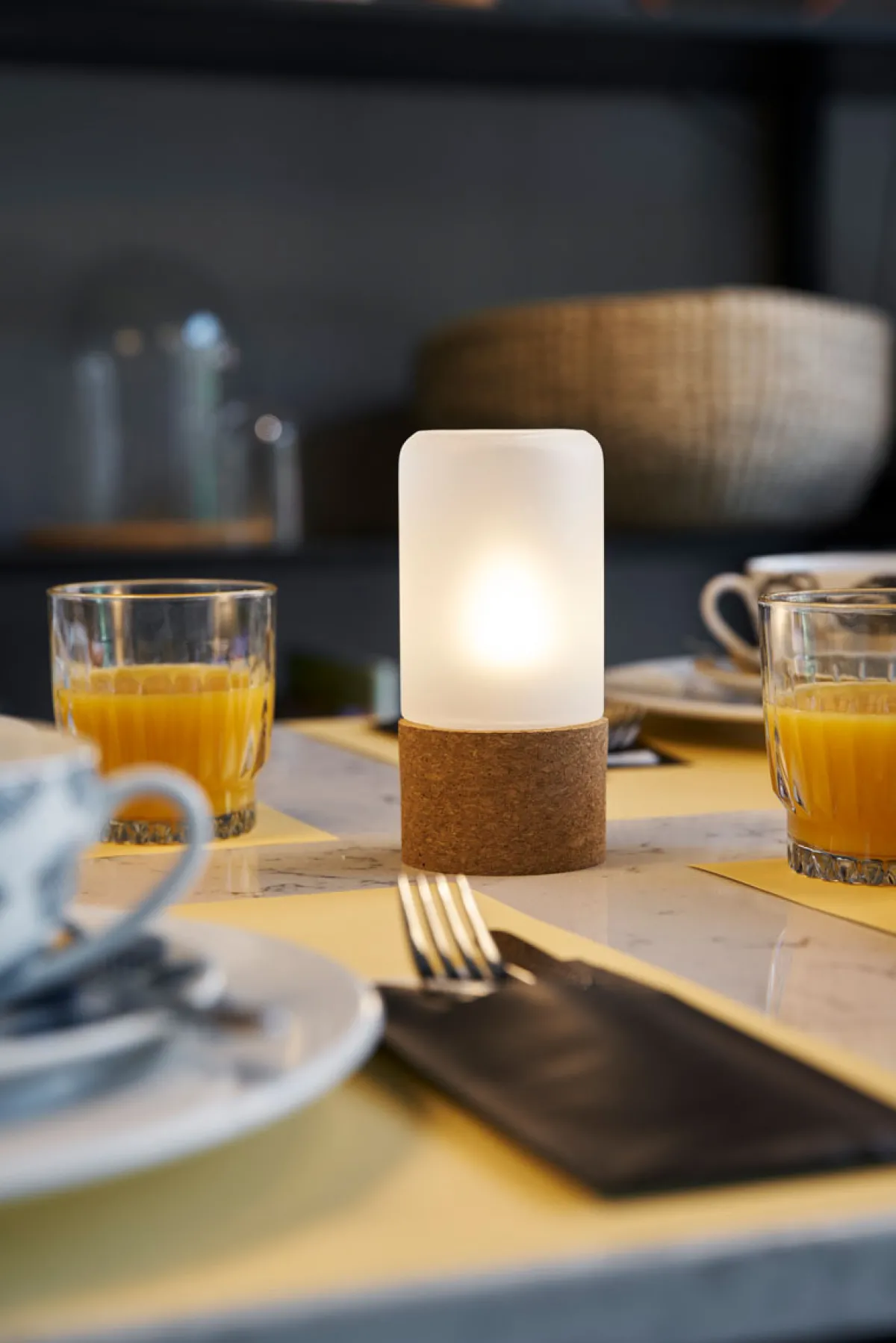 Kerzenhalter>DUNI Kerzenhalter Hope 140 x Ø 70 mm Weiß