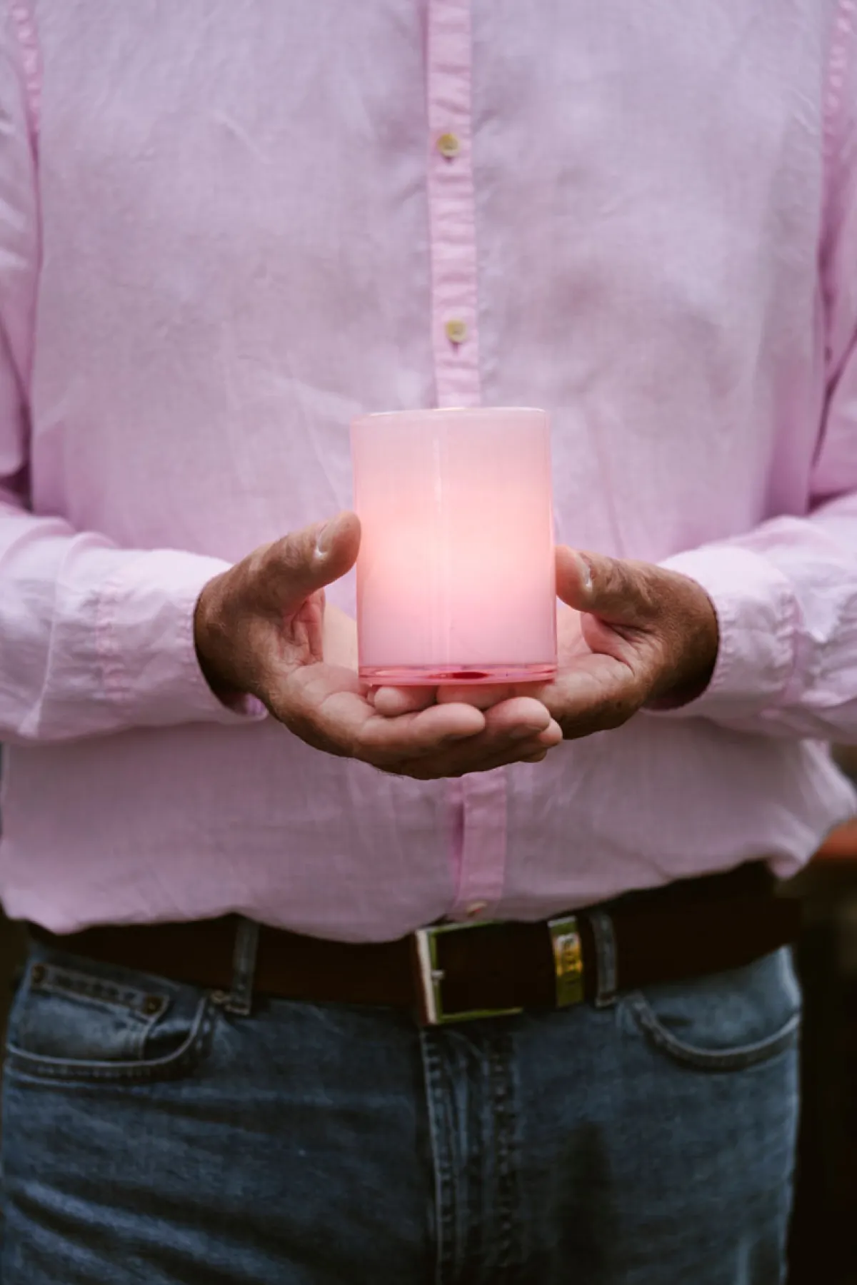 Kerzenhalter>DUNI Kerzenhalter Silky 115 x 85 mm Pink