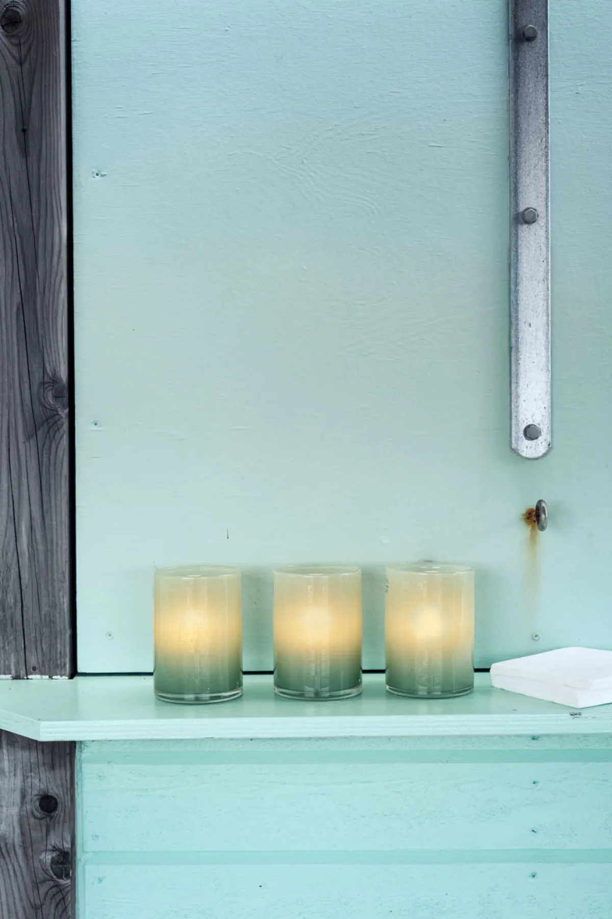 Kerzenhalter>DUNI Kerzenhalter Silky 115 x 85 mm Grün