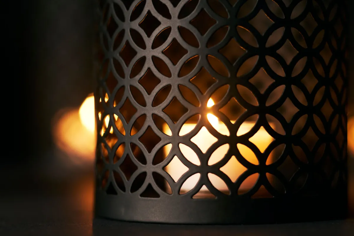 Kerzenhalter>DUNI Kerzenhalter Taj 8,9 cm Ø x13 cm Brushed Metal