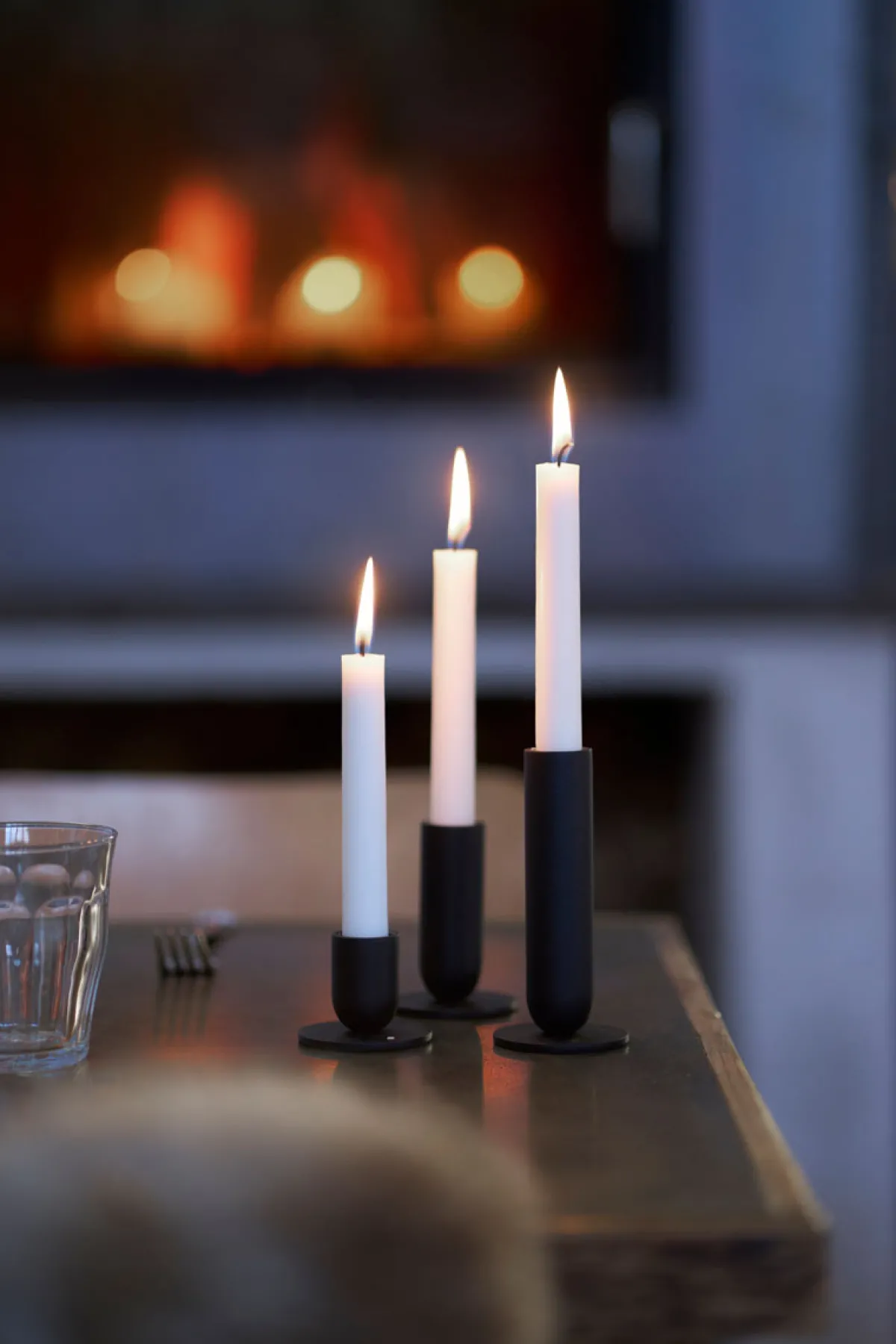 Kerzenhalter>DUNI Kerzenhalter Totem Ø 57 mm x 80 mm Rustic Metal