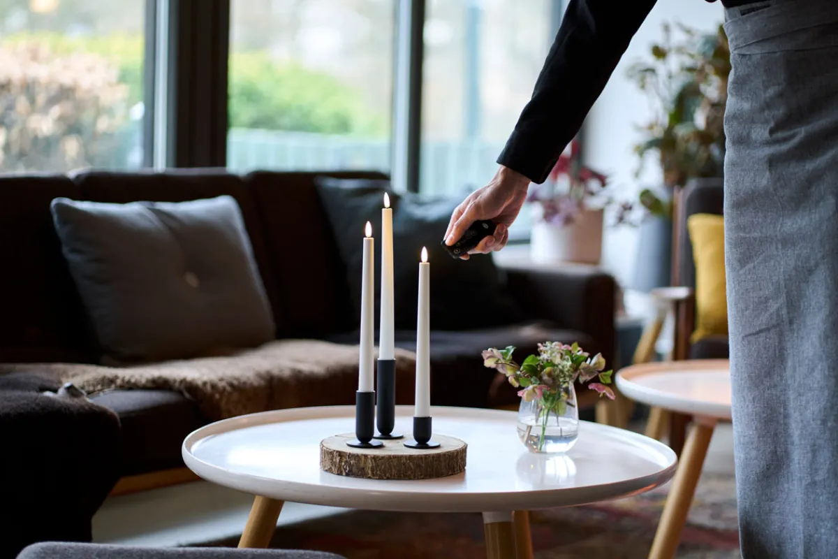 Kerzenhalter>DUNI Kerzenhalter Totem Ø 57 mm x 120 mm Rustic Metal