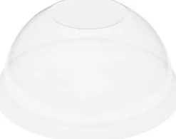 Plastikgläser Und -Becher>DUNI Kuppeldeckel ohne Öffnung 27/36 cl Transparent