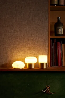 Led Lampen>DUNI LED Lamp Cordless Fleur 12,3 x Ø 8,2 cm 14 Std. Messing