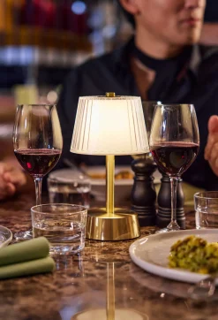 Led Lampen>DUNI LED Lamp Cordless Jay 22 x Ø 12 cm 18 Std. Gold