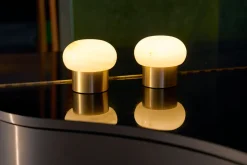 Led Lampen>DUNI LED Lamp Cordless Namak 10,5 x Ø 11,5 cm 14 Std. Messing