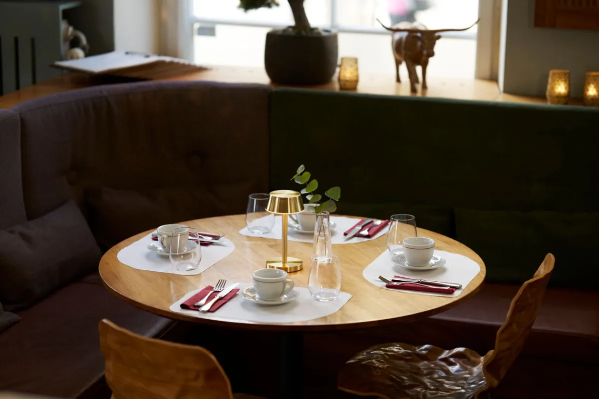 Led Lampen>DUNI LED Lamp Cordless Nour Midi 20 x Ø 10 cm 14 Std. Gold