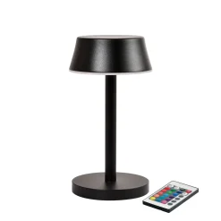 Led Lampen>DUNI LED Lamp Cordless Nour Midi 20 x Ø 10 cm 14 Std. Schwarz