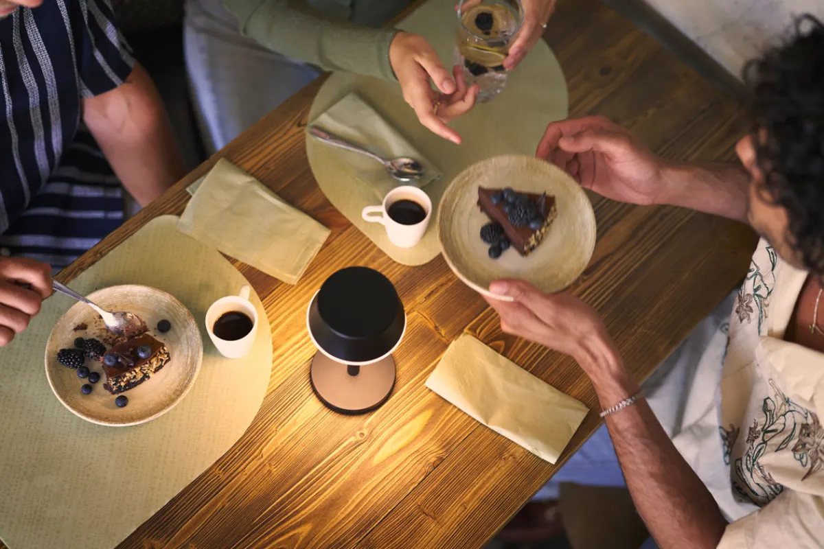 Led Lampen>DUNI LED Lamp Cordless Zelda Midi 21,5 x Ø 12 cm 14 Std. Schwarz