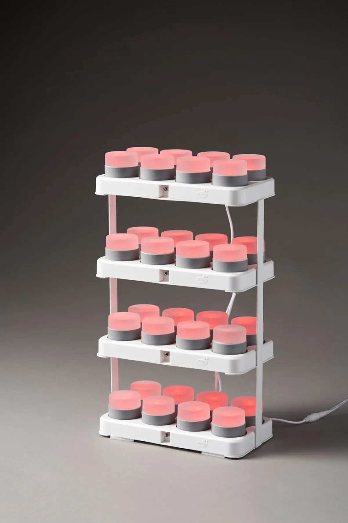 Ladestationen>DUNI LED Mini Lamp Ladestation, 32 Stück 255 x 140 x 430 mm Weiß