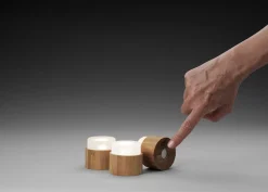 Led Leuchten>DUNI LED Mini Lamp, wiederaufladbar, 3er Set 48 x Ø 50 mm 13 Std. Weiß