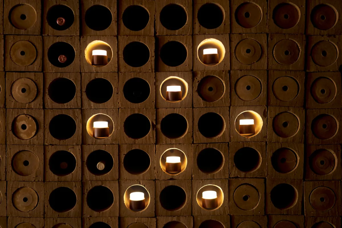 Led Leuchten>DUNI LED Mini Lamp, wiederaufladbar, 8er Set 48 x Ø 50 mm 13 Std. Weiß