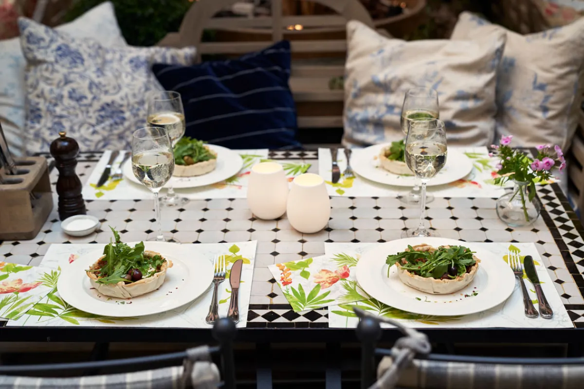 Led-Halter>DUNI LED-Kerzenhalter Tropical 103 x Ø 85 mm Weiß