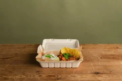 Boxen>DUNI Menübox 600 ml Braun ungeteilt