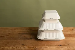 Boxen>DUNI Menübox 1200 ml Braun ungeteilt