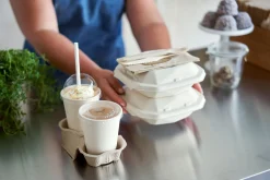 Schalen>DUNI Octabagasse® 650 ml Braun ungeteilt