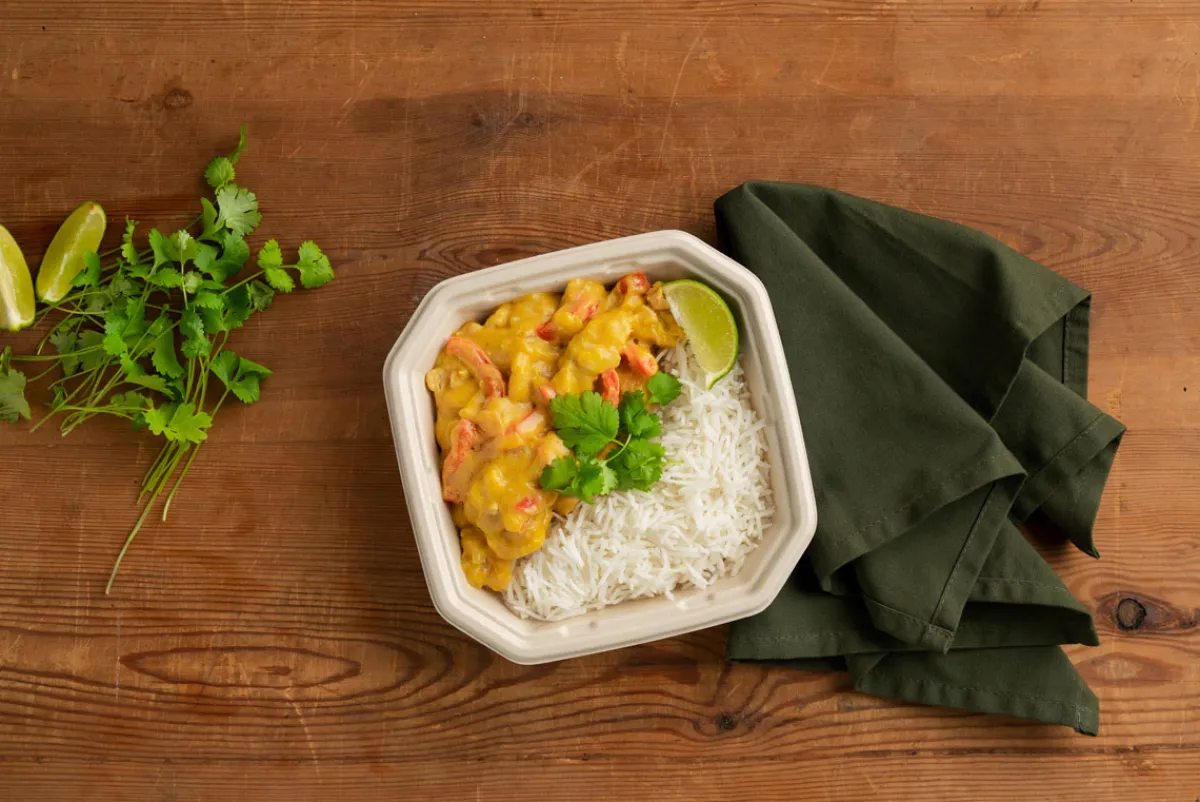 Schalen>DUNI Octabagasse® 400 ml Braun ungeteilt