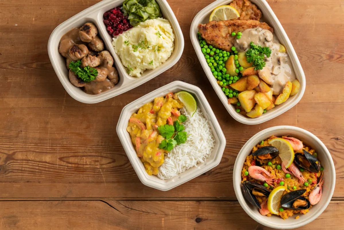 Schalen>DUNI Octabagasse® 900 ml Braun ungeteilt