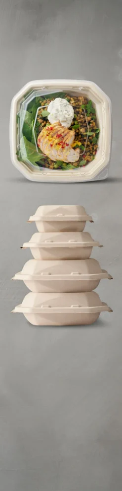 Schalen>DUNI Octabagasse® Deckel 1000 ml Braun