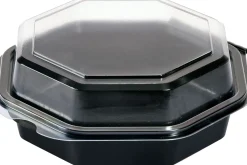 Schalen>DUNI Octaview® 160 x 160 x 60 mm Schwarz ungeteilt