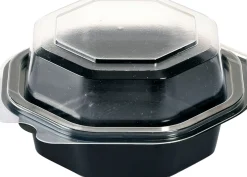 Schalen>DUNI Octaview® 118 x 118 x 60 mm Schwarz ungeteilt