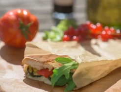 Einwickelpapier>DUNI Ofenbeutel hoch 105 X 40 X 320 mm Braun