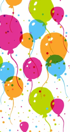 Tischdecken>PAPER + DESIGN Papier-Tischdecke 120 x 180 cm Splash Balloons