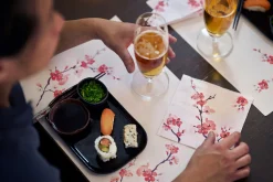 Tischsets>DUNI Papier-Tischset 30 x 40 cm Cherry Breeze Pink