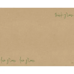Tischsets>DUNI Papier-Tischset 30 x 40 cm Love Green Natural