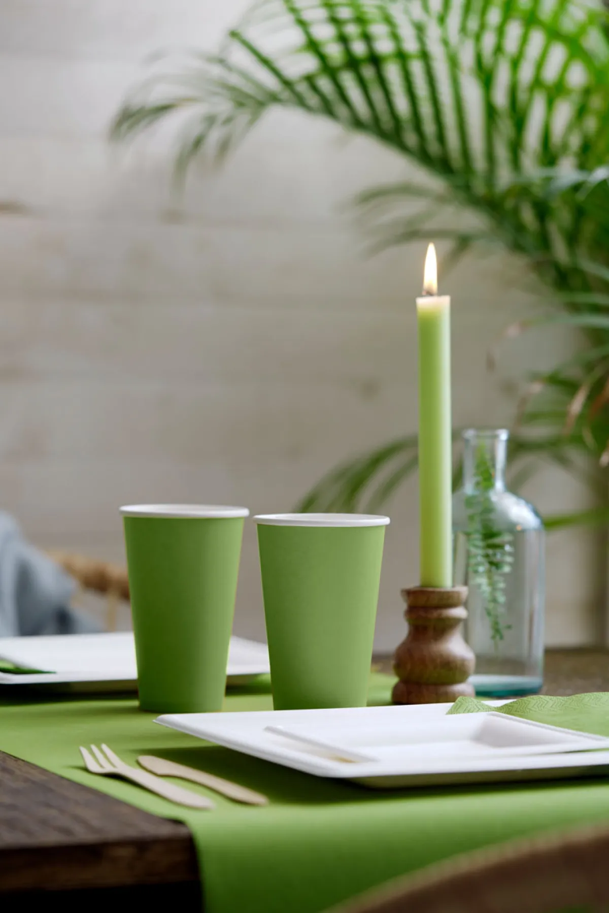 Pappbecher Und -Gläser>DUNI Pappbecher 50 cl Green