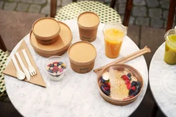 Papierbesteck>DUNI Pluma Messer 16,5 cm Weiß