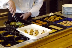 Siegelschalen>DUNIFORM PP-Schale 1/2 GN 325 x 265 x 40 mm Schwarz ungeteilt