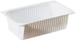 Siegelschalen>DUNIFORM PP-Schale 1/4 GN 265 x 162 x 70 mm Weiß ungeteilt