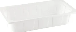 Siegelschalen>DUNIFORM PP-Schale 1/3 GN 325 x 176 x 65 mm Weiß ungeteilt