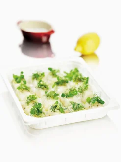 Siegelschalen>DUNIFORM PP-Schale 1/2 GN 325 x 265 x 40 mm Weiß ungeteilt