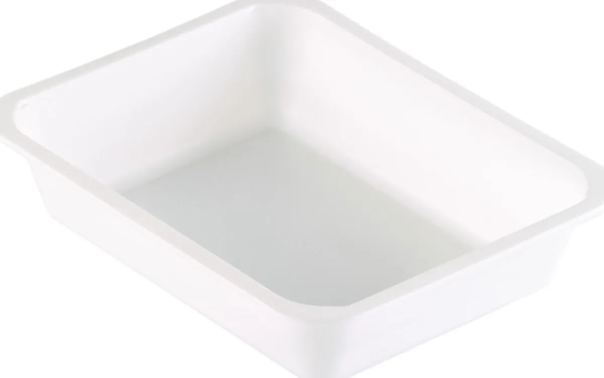Siegelschalen>DUNIFORM PP-Schale Caterline 227 x 178 x 50 mm Weiß ungeteilt