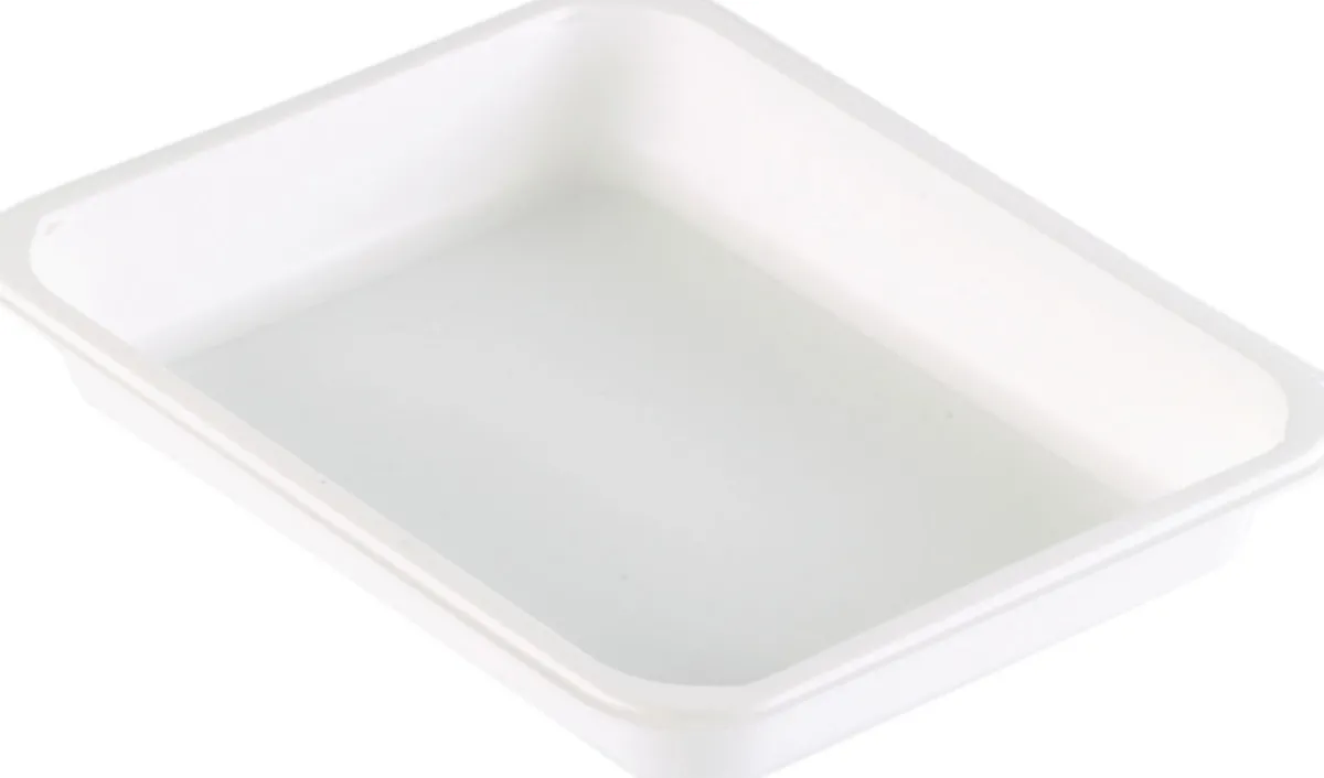 Siegelschalen>DUNIFORM PP-Schale Caterline 227 x 178 x 32 mm Weiß ungeteilt