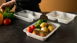 Siegelschalen>DUNIFORM PP-Schale Caterline 227 x 178 x 40 mm Transparent ungeteilt