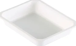 Siegelschalen>DUNIFORM PP-Schale Caterline 227 x 178 x 40 mm Weiß ungeteilt