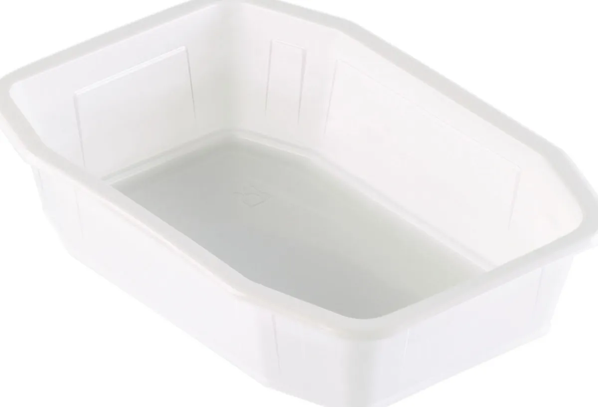Siegelschalen>DUNIFORM PP-Schale HMR 215 x 148 x 50 mm Weiß ungeteilt