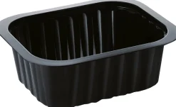 Siegelschalen>DUNIFORM PP-Schälchen 138 x 114 x 53 mm Schwarz ungeteilt