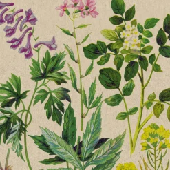 Servietten Im Lunchformat>PAPER + DESIGN Recycling-Tissue Serviette 33 x 33 cm Botanical Pattern 2-lagig